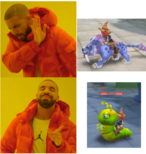 Drakeline bling meme choropy vs. sabertooth