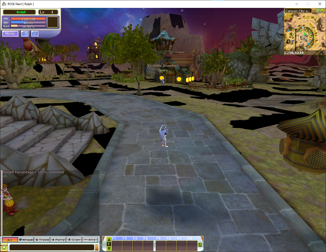 Screenshot of broken textures in zant