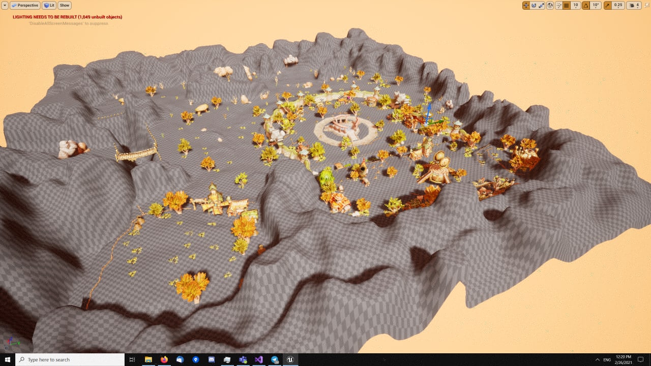 Screenshot of zant in unreal engine